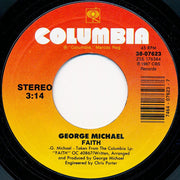 George Michael : Faith (7", Single, Styrene, Car)