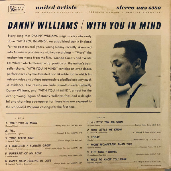 Danny Williams : With You In Mind (LP, Album)