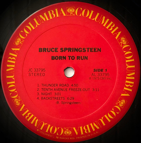 Bruce Springsteen : Born To Run (LP, Album, RE, San)