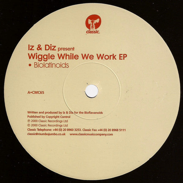 Iz & Diz : Wiggle While We Work EP (12", EP)