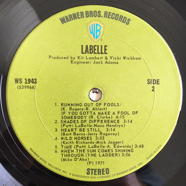 LaBelle : Labelle (LP, Album)