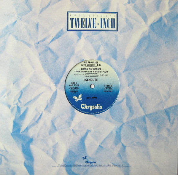 Icehouse : Paradise (12", Promo)