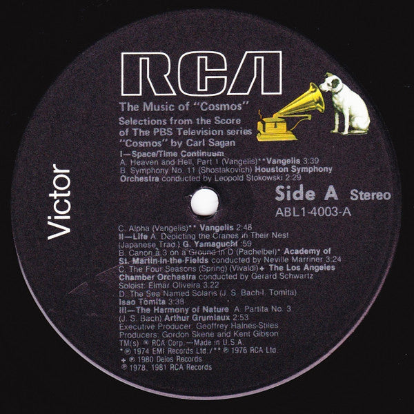Various : The Music Of Cosmos (LP, Comp, Gat)