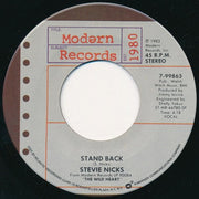Stevie Nicks : Stand Back (7", Single, SP )