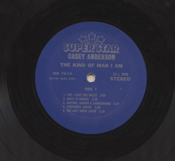 Casey Anderson (3) : The Kind Of Man I Am  (LP, Album, Alc)