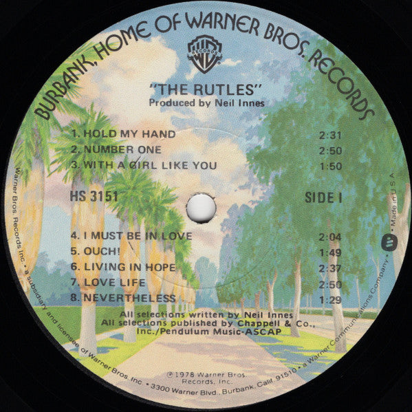The Rutles : The Rutles (LP, Album, Los)