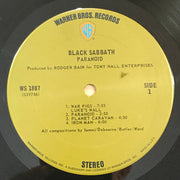 Black Sabbath : Paranoid (LP, Album, Gat)