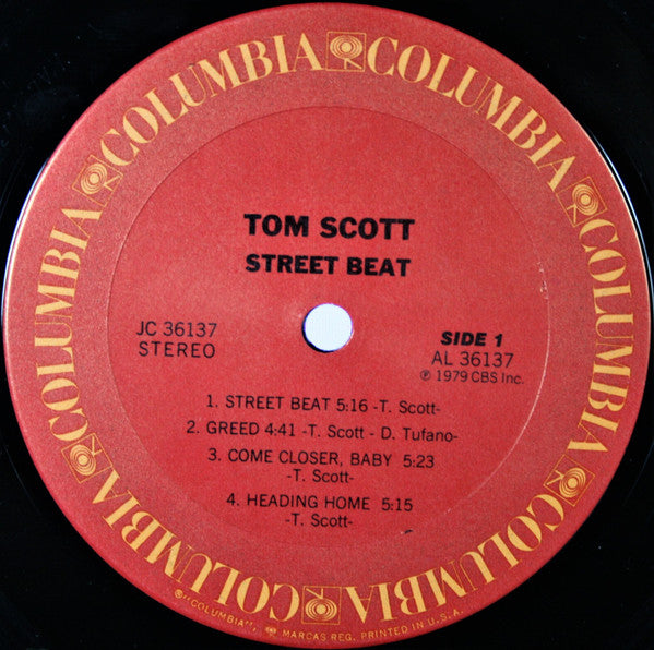 Tom Scott : Street Beat (LP, Album, Ter)
