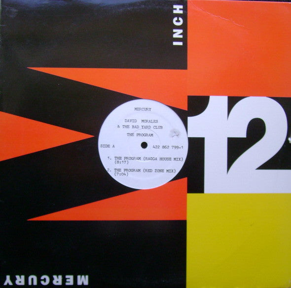 David Morales & The Bad Yard Club : The Program (12", Promo)