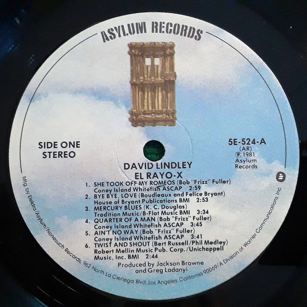 David Lindley : El Rayo-X (LP, Album, All)