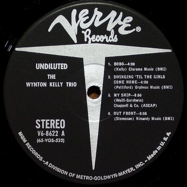 Wynton Kelly Trio : Undiluted (LP, Album)