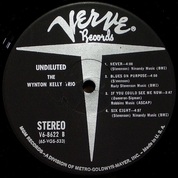 Wynton Kelly Trio : Undiluted (LP, Album)