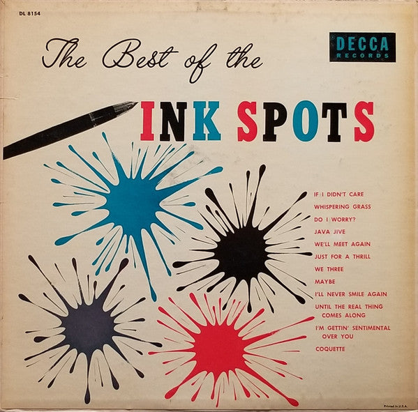 The Ink Spots : The Best Of The Ink Spots (LP, Comp, Glo)
