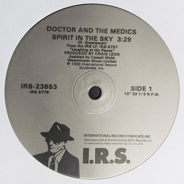Doctor & The Medics : Spirit In The Sky (12", Single, Sil)