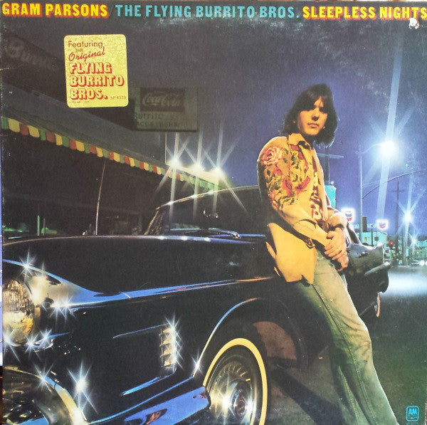 Gram Parsons / The Flying Burrito Bros : Sleepless Nights (LP, Album, Mon)
