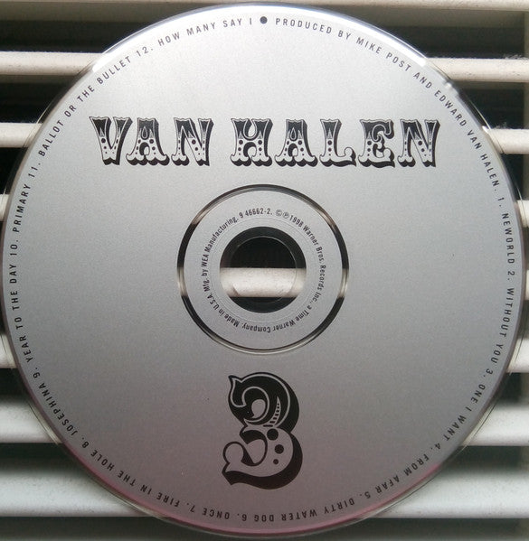 Van Halen : Van Halen III (CD, Album)
