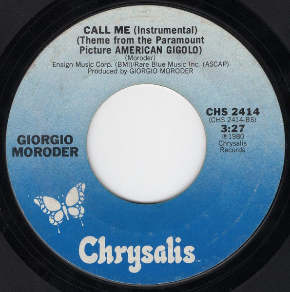 Blondie : Call Me (7", Single, San)