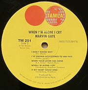 Marvin Gaye : When I'm Alone I Cry (LP, Album, RE)