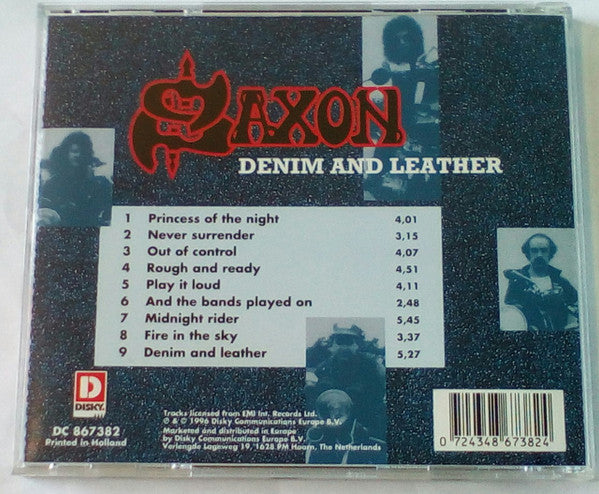 Saxon : Denim And Leather (CD, Album, RE, RP)