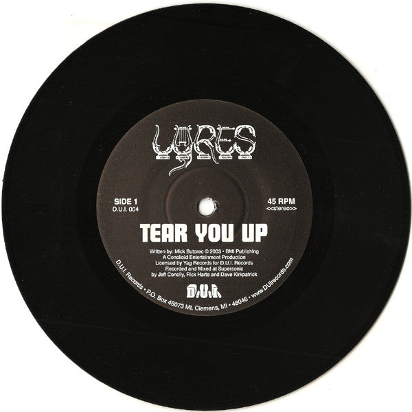 Lyres / Thee Headkotexes : Tear You Up / Felice Noddydod (7", Single)