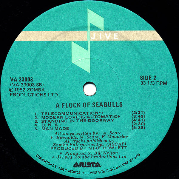 A Flock Of Seagulls : A Flock Of Seagulls (LP, Album, Mon)