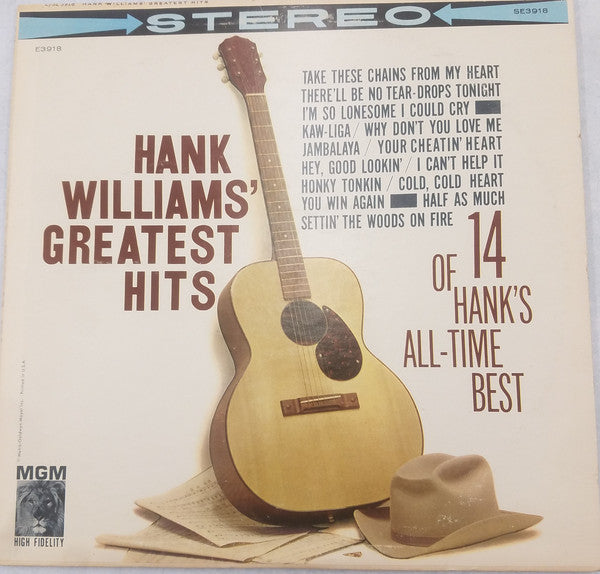 Hank Williams : Greatest Hits (LP, Comp)