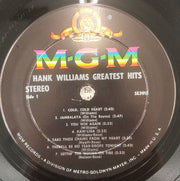 Hank Williams : Greatest Hits (LP, Comp)