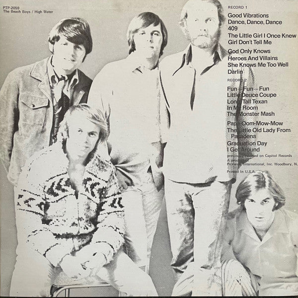 The Beach Boys : High Water (2xLP, Comp, RE)