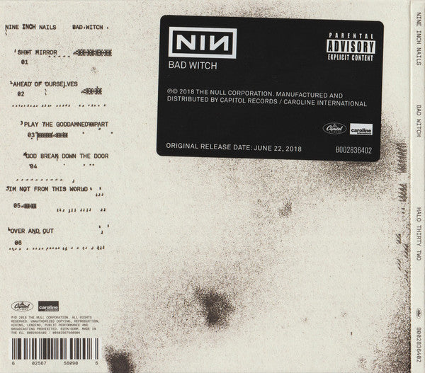 Nine Inch Nails : Bad Witch (CD, Album)