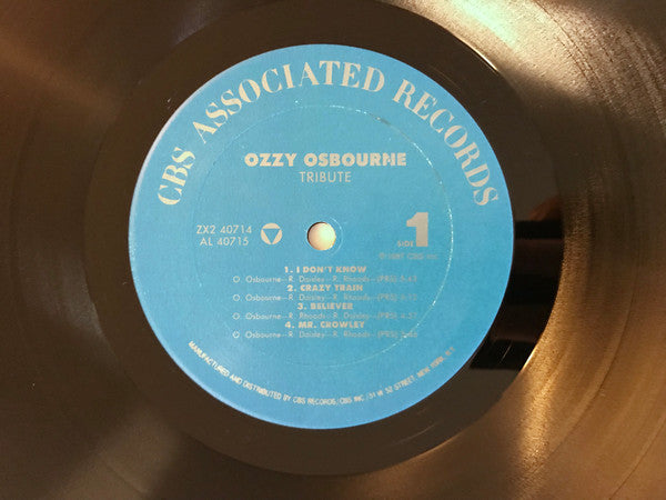 Ozzy Osbourne, Randy Rhoads : Tribute (2xLP, Album, DMM)