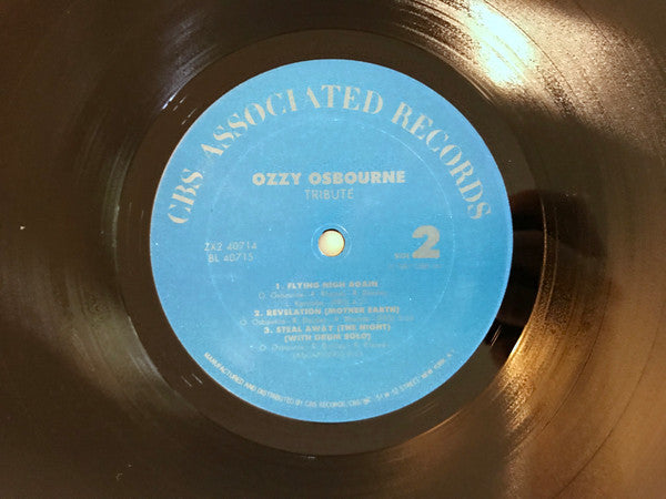 Ozzy Osbourne, Randy Rhoads : Tribute (2xLP, Album, DMM)