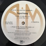 Supertramp : Even In The Quietest Moments... (LP, Album, Club, RCA)