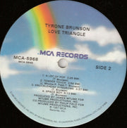 Tyrone Brunson : Love Triangle (LP, Album, RE, Glo)