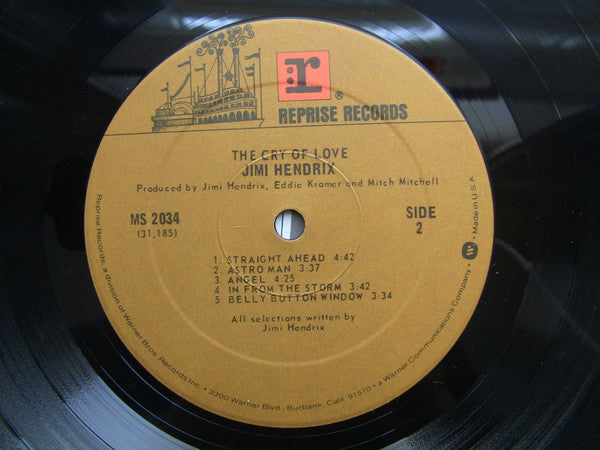 Jimi Hendrix : The Cry Of Love (LP, Album, RE, Gat)