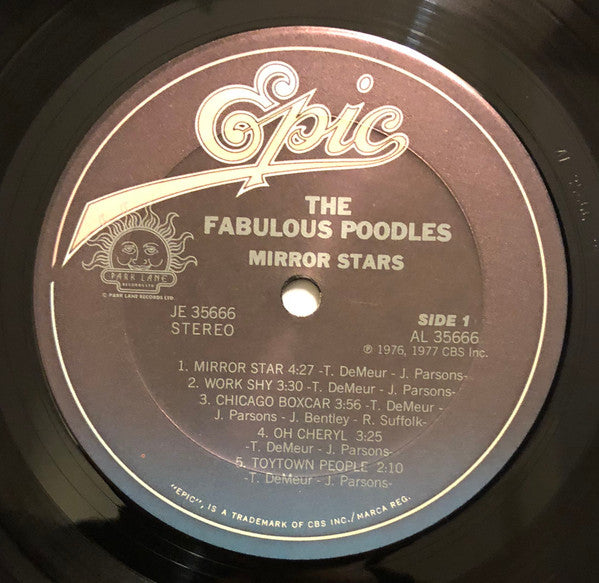 The Fabulous Poodles* : Mirror Stars (LP, Comp, Ter)