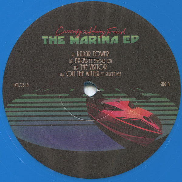 Curren$y x Harry Fraud : The Marina EP (12", EP, Ltd, Blu)