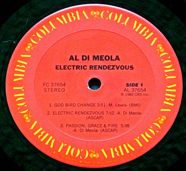 Al Di Meola : Electric Rendezvous (LP, Album, Ter)