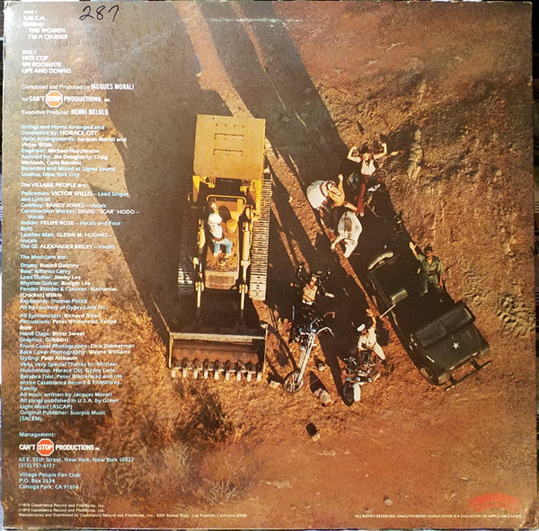 Village People : Cruisin' (LP, Album, Sou)