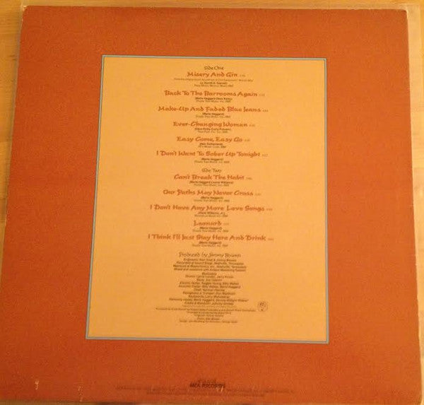 Merle Haggard : Back To The Barrooms (LP, Album,  Pi)