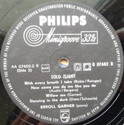 Erroll Garner : Solo Flight (10", Album)