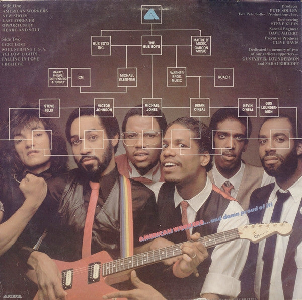 The Bus Boys : American Worker (LP, Album)