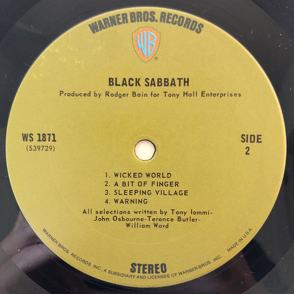 Black Sabbath : Black Sabbath (LP, Album, San)
