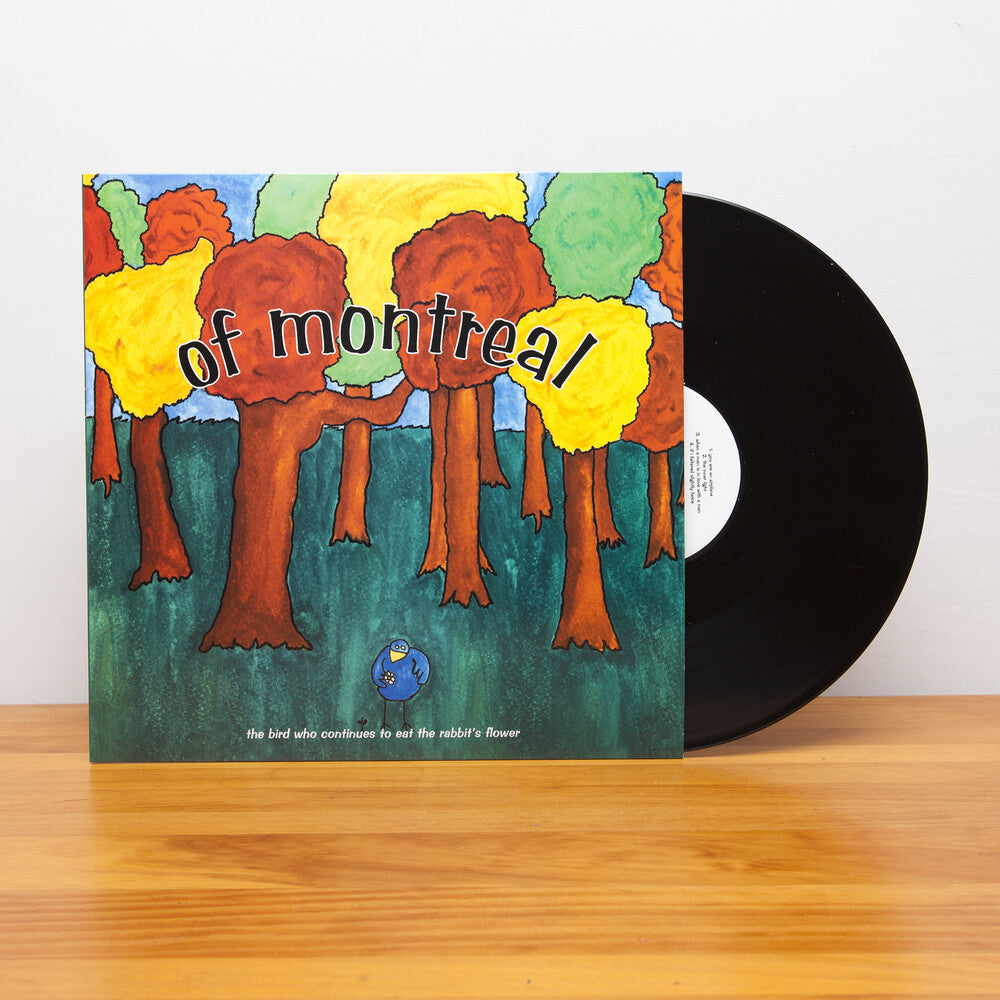 the album cover for Of Montreal - The Bird Who Continues To Eat The Rabbit's Flower
