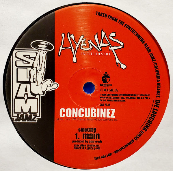 Hyenas In The Desert : Concubinez (12", Promo)