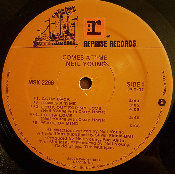 Neil Young : Comes A Time (LP, Album, RP, Mon)