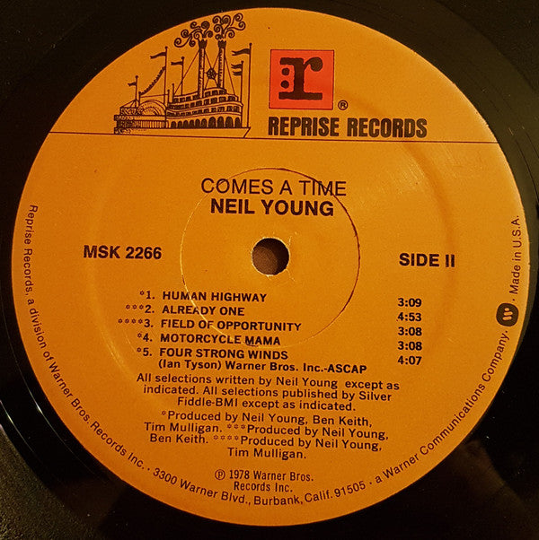 Neil Young : Comes A Time (LP, Album, RP, Mon)