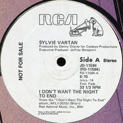 Sylvie Vartan : I Don't Want The Night To End (12", Promo)