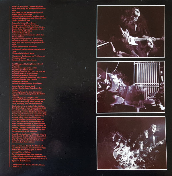 Rush : Moving Pictures (LP, Album, PRC)