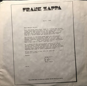 Frank Zappa : Ship Arriving Too Late To Save A Drowning Witch (LP, Album, Ter)