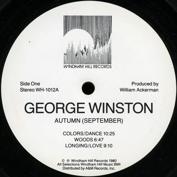 George Winston : Autumn (Piano Solos) (LP, Album, RE)
